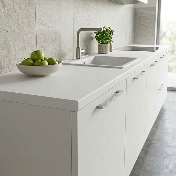 Pircher TOP Cucina Bianco Idrorepellente MM38X600X3050 - PIRCHER OBERLAND - Immagine 2